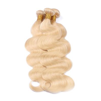 China Straight Body Wave 613 Blonde Virgin Deep Curly Curly Hair Bundles Body Wave Hair Brazilian Straight Mink Weave Extensions Wholesale Factory 100% Raw Price for sale