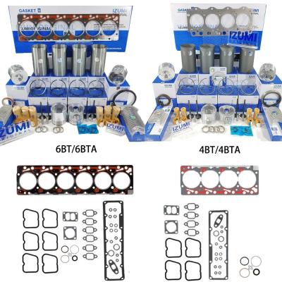 China IZUMI QSNT855 QSB4.5 QSB6.7 QSB102 Engine Spare Part Silver Black Overhaul Repair Kit for sale