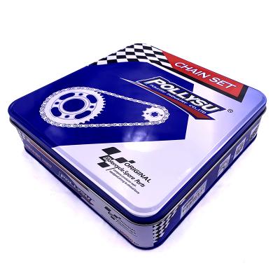 China Custom Square Tin Jar Cookie Tin Box Sealing Manufacturer, Factory Direct Metal Tin Box Packaging à venda