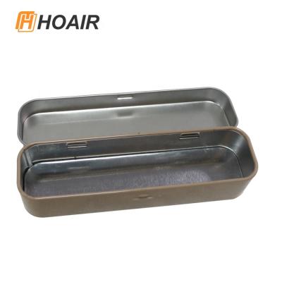 China High Quality Cookie Logo Kids School Use Metal Tin Pencil Case Metal Customized Pewter Beautiful for sale