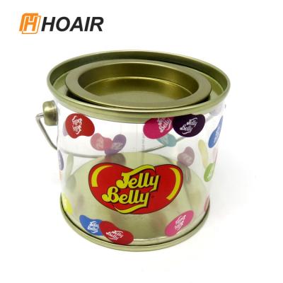 China Wholesale High Quality Round Food Tin Box Manufacturer PVC Sealing Bucket With Metal Lid for sale