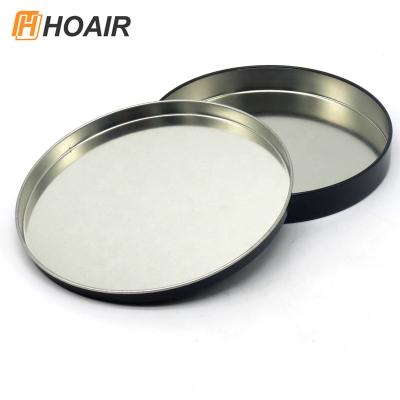 China Shallow Round Tea Dongguan Biscuit Metal Tin Box For Candy Canning for sale