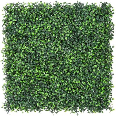 China Hot Sale Minimalist Artificial Grass Wall Boxwood Hedge Panels Faux Green Wall Plants Backyard Backyard Decor Wholesale for sale