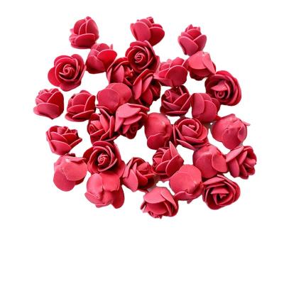 China Bulk Starch Glycerin Flower Head Faux Bath Flower Rose Soap Flowers Foam Roses For Wedding And Valentine's Day Decoration for sale