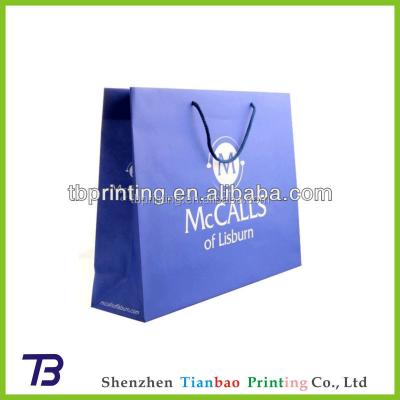 China Recyclable Custom Logo Printed Cheap Kraft Paper Bag For Clothing for sale