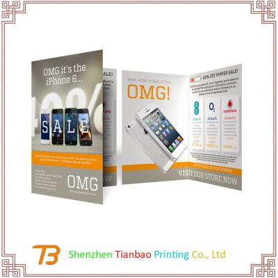 China eco-friendly easy cheap custom pharmaceutical leaflet, business leaflet, supermarket leaflet for sale