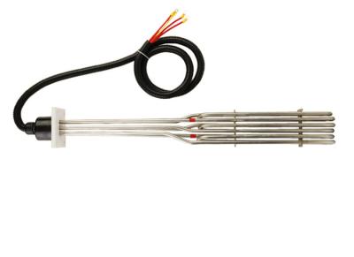 China Straight 400mm Hot Zone 9KW 3 Phase Immersion Heater For Tanks for sale