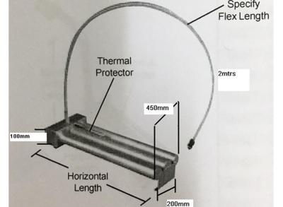 China Calentador de inmersión flexible del tanque del calentador de inmersión de la canalización vertical 220V 3P 9kw Flex Riser SUS316 en venta