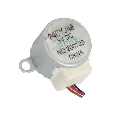 China 4 Phase 5.625 Miniature Stepping Motor With Gear Box , 1:16 1 5V: 1:64 32 24BYJ48 byG Stepping Motor for sale