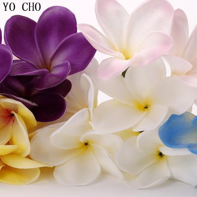 China YO Eco-Friendly CHO Customized Artificial Flower PU Egg Flower Head For Bridal DIY Hair Accessory Photo Props Home Wedding Decoration for sale