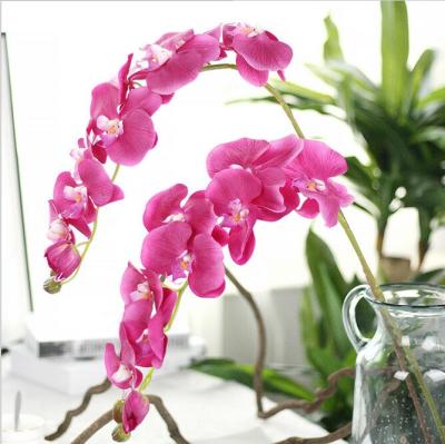 China Factory Direct Wholesale Customized Cheap Artificial Flower Head Wall Decor Flower Rice Orchid DIY Party Home Decorations for sale