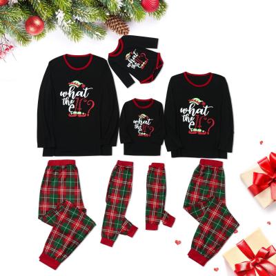 China Wholesale Custom Breathable Son Sleepwear Outfits Christmas Mother Daughter Father Christmas Complete Matching Pants Family Pajamas Set for sale