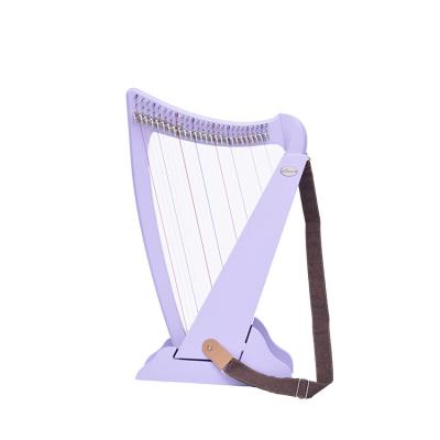 China North American Maple Purple 26 Strings Lever Harp For Sale for sale