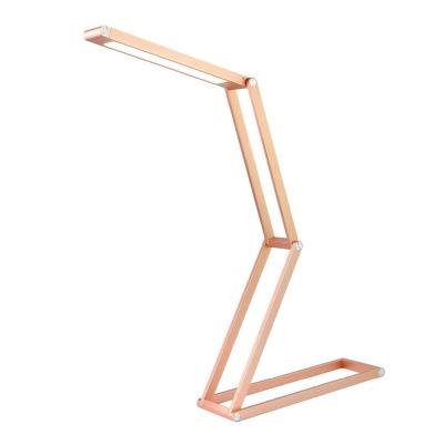 China Usb Rechargeable Aluminum Alloy LED Foldable Desk Lamp For Reading Study for sale