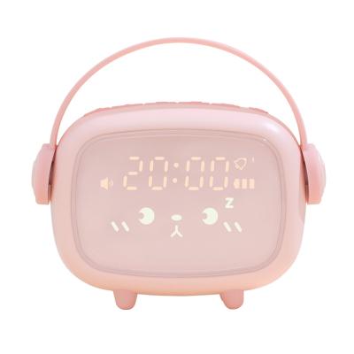 China New Multi Function LED Digital Alarm Clock Classic/Postmodern Creative Electronic Alarm Clock New Angel Time Spot Children Alarm Clock Small for sale