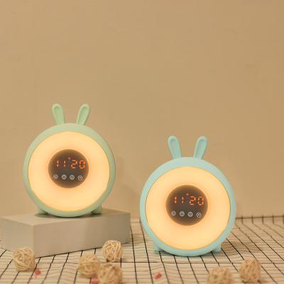 China Calendars Alarm Clock Table To Wake Up Children Infant 8 Tone Light Bedroom To Wake Up LED Clock For Kids for sale