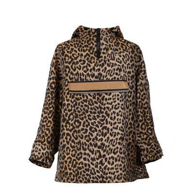 China Anti-Wrinkle Lady Coat Leopard Print Long Sleeve Crewneck Sweater Cheap Cost Effective Trending Jackets 2021 for sale