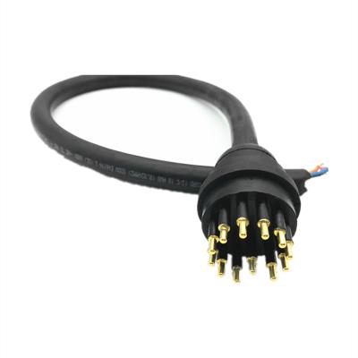 China IL12M Male Pluggable Connector Power Electrical Wire Waterproof Deep Sea Female Underwater Connectors for sale