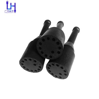 China Waterproof Rubber Underwater Female Power Chloroprene MCDC12F Connector Dummy Socket Tip Cover Block For Underwater Connectors for sale