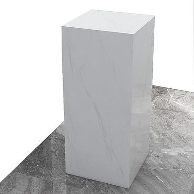 China Modern Jazz White Marble Stand Booth Furnishing Ornaments Installed Club Decoration Illustration for sale