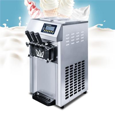 China Snack Factory Making Machine Ice Cream For Shops / Brave Man Ice Cream Maker Pop Machine Commercial 3 Flavors for sale