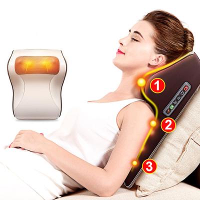 China Hellbraune elektrische hintere Massager-Bruttomasse 1.5KG mit 16 Massage-Bällen zu verkaufen