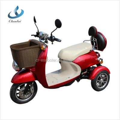 China Cheap 500W Adult Passenger Tricycle CE Approve Three Wheel Electric Tricycle for sale