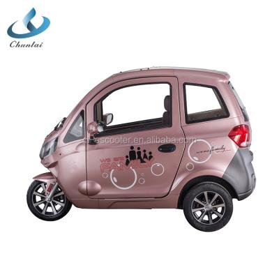 China Passenger 3 Wheel Electric Enclosed Tricycle For Elderly People for sale