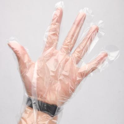 China Factory wholesale cheap HDPE food pe cleaning plastic glove in box disposable hand finger household kitchen gloves for sale