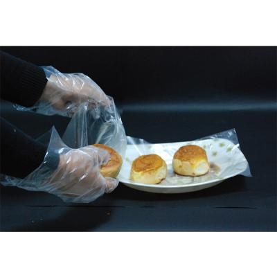 China Flat Type Waste Garbage Transparent LDPE Food Packaging Plastic HDPE Grocery Bag On Roll for sale