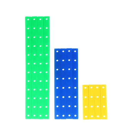 China Primary School Plastic Green Blue Yellow Polygon Splice Bar For Math for sale