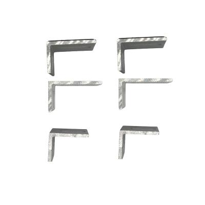 China Bracket de esquina de extrusión de aluminio OEM en forma de L para pared de cortina exterior en venta