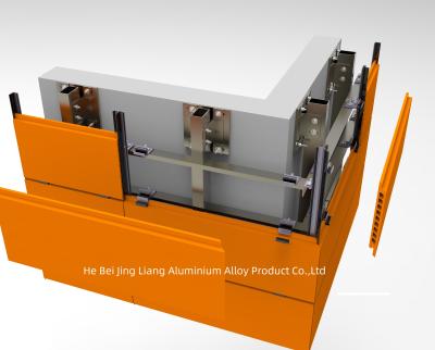중국 알루미늄 브래킷 클래딩 지원 시스템 벽에 장착 된 돌 클래딩 시스템 판매용