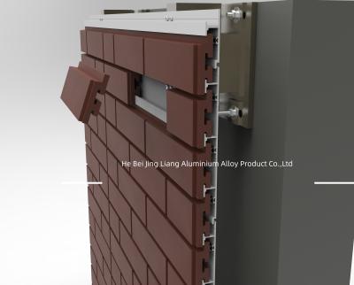 Chine Facilité d'installation Systèmes de support pour murs en briques Résistance à la corrosion à vendre