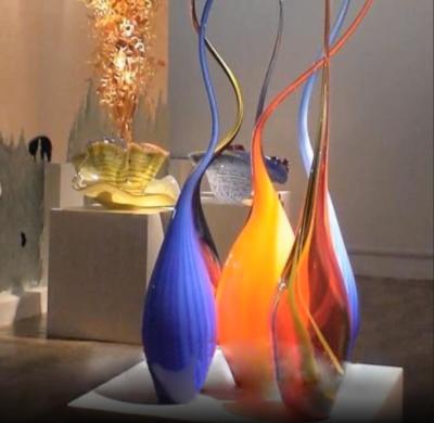 China Europe Colorful Hand Blown Glass Crafts Art Decoration Murano Glass Sculpture For Home Decoration for sale