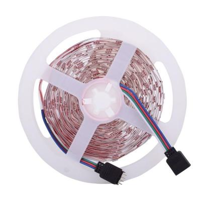 China Commercial Plastic Christmas Party String Light 24W RGB IR44 Indoor SMD3528 Led Strip Light 300-LED Set with IR Remote Controller for sale