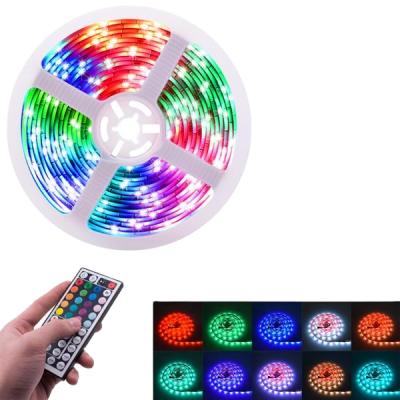 China Commercial String Christmas Party Garden Lighting 10m 5050RGB IR44 Lightweight Waterproof Strip Light Set with IR Remote Controller for sale