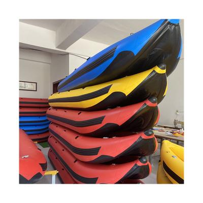 China wholesale 0.9mm thick pvc inflatable kayak and foldable reusable wear resistant for sale