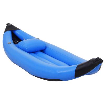 China 2021 0.9mm Thick And Wear Resistant Reusable Foldable Kayak 2 Person PVC for sale