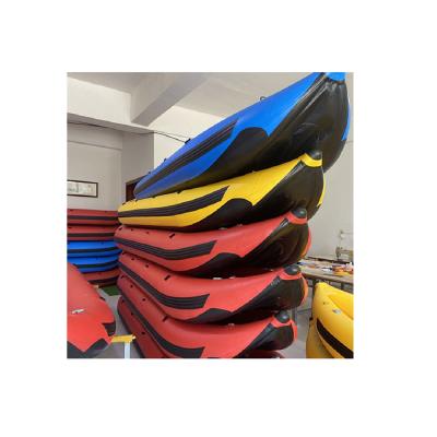 China Hot Selling 0.9mm Thick PVC Inflatable Kayak And Foldable Reusable Wear Resistant for sale