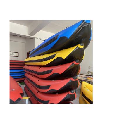 China 0.9mm Thick PVC Factory Outlet Inflatable Boat And Foldable Kayak Reusable Wear Resistant for sale