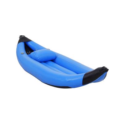 China high quality 0.9mm/1.2mm pvc 0.9mm pvc inflatable foldable kayak inflatable boat for sale