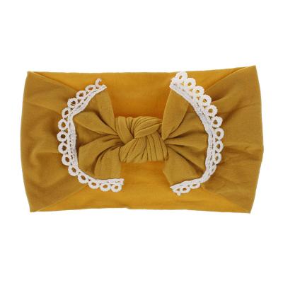 China Wholesale custom logo YANGTONG jewelry headband yellow women sports girls headband soft\comfortable fashion style for sale