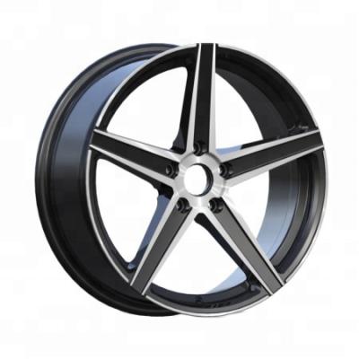 China ALLOY 5 Spoke 18/20 Inch Black Flow Forming Wheel Rims , 5x100 Alloy Car Wheel for sale