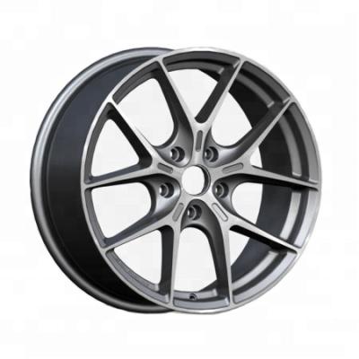 China 18x8 ALLOY Flow Forming Auto Car Rims , Black 5x100/120 Machine Face Alloy Wheel for sale