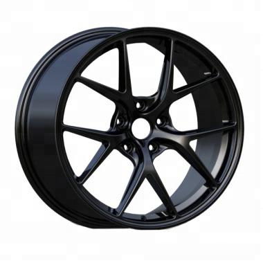 China Aluminum ALLOY 19x8.5 19x9.5 Flow Forming Black Alloy Car Wheel 5x100 / 120 Wheel Rims for sale