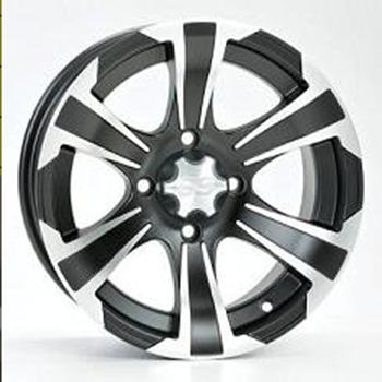 China ALLOY cheap 12 inch machine black face atv wheel rims from china for sale