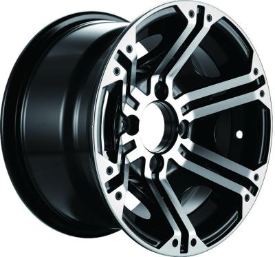 China Alloy 12x7.5 Inch Car Aluminum Alloy ATV Wheel Rim With PCD 4x98 for sale