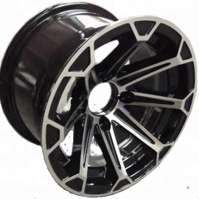 China ALLOY cb 70cm 12 inch black atv 4 holes machine car aluminum alloy wheels for sale