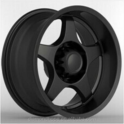 China ALLOY new fashion black paint machine rims concave forge 16 inch alloy wheels (ZW-P620) for sale